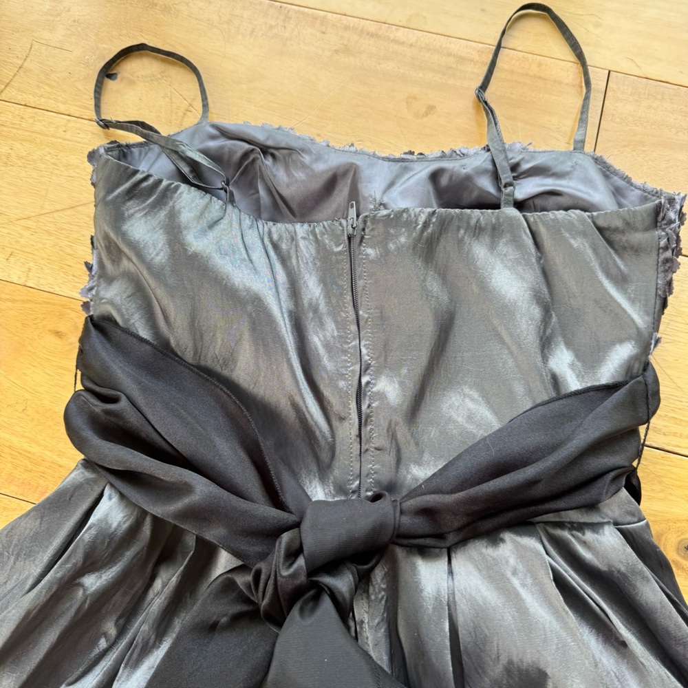 B Darlin Black and Gray Dress - Picture 9 of 10